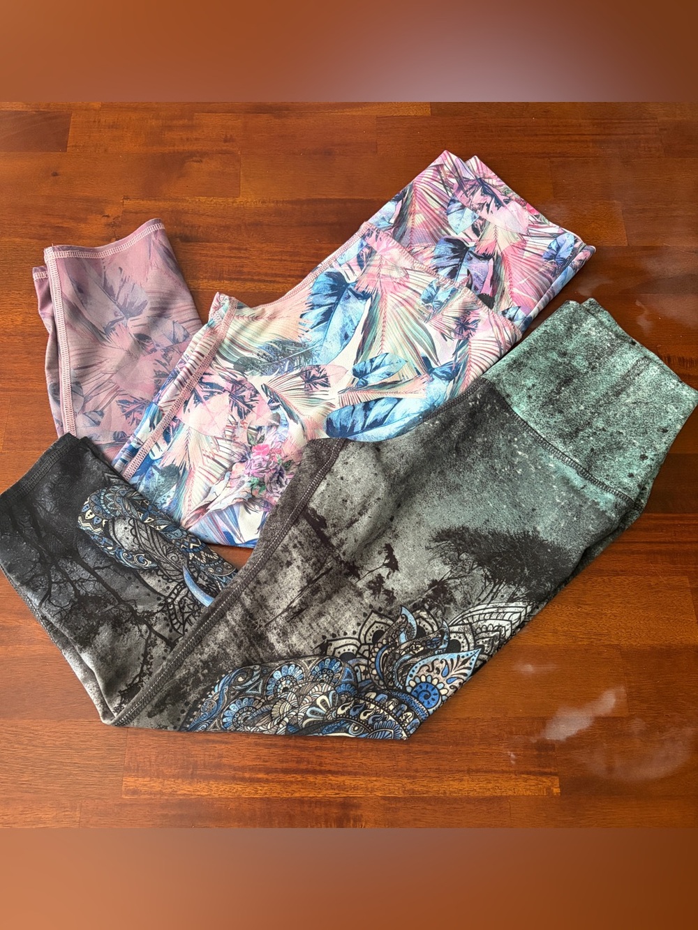 Evolution And Creation 20” Leggings Bundle Elephant & Boho Skull Feather Prints